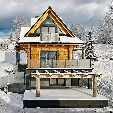 Dağ evi Malczykowka-luksusowy Dom & Spa, Z Widokiem Na Tatry Bukowina Tatrzańska
