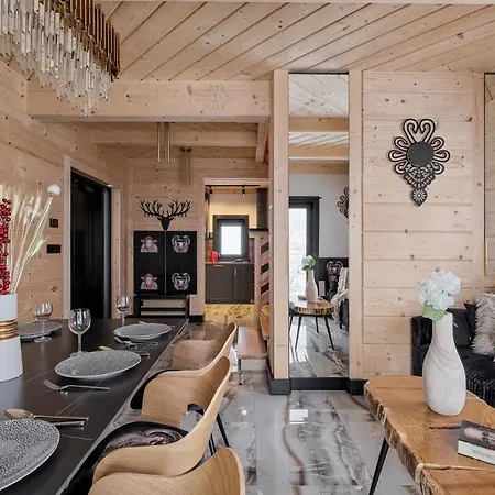 Malczykowka-luksusowy Dom & - Jacuzzi, Sauna, Teznia , Z Widokiem Na Tatry شاليه بوكافينا تترايسكا
