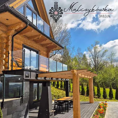 Malczykowka-luksusowy Dom & - Jacuzzi, Sauna, Teznia , Z Widokiem Na Tatry شاليه بوكافينا تترايسكا